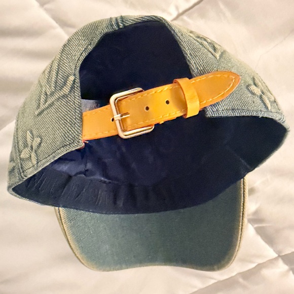 Louis Vuitton Light Green Denim Monogram Baseball Cap main image 5